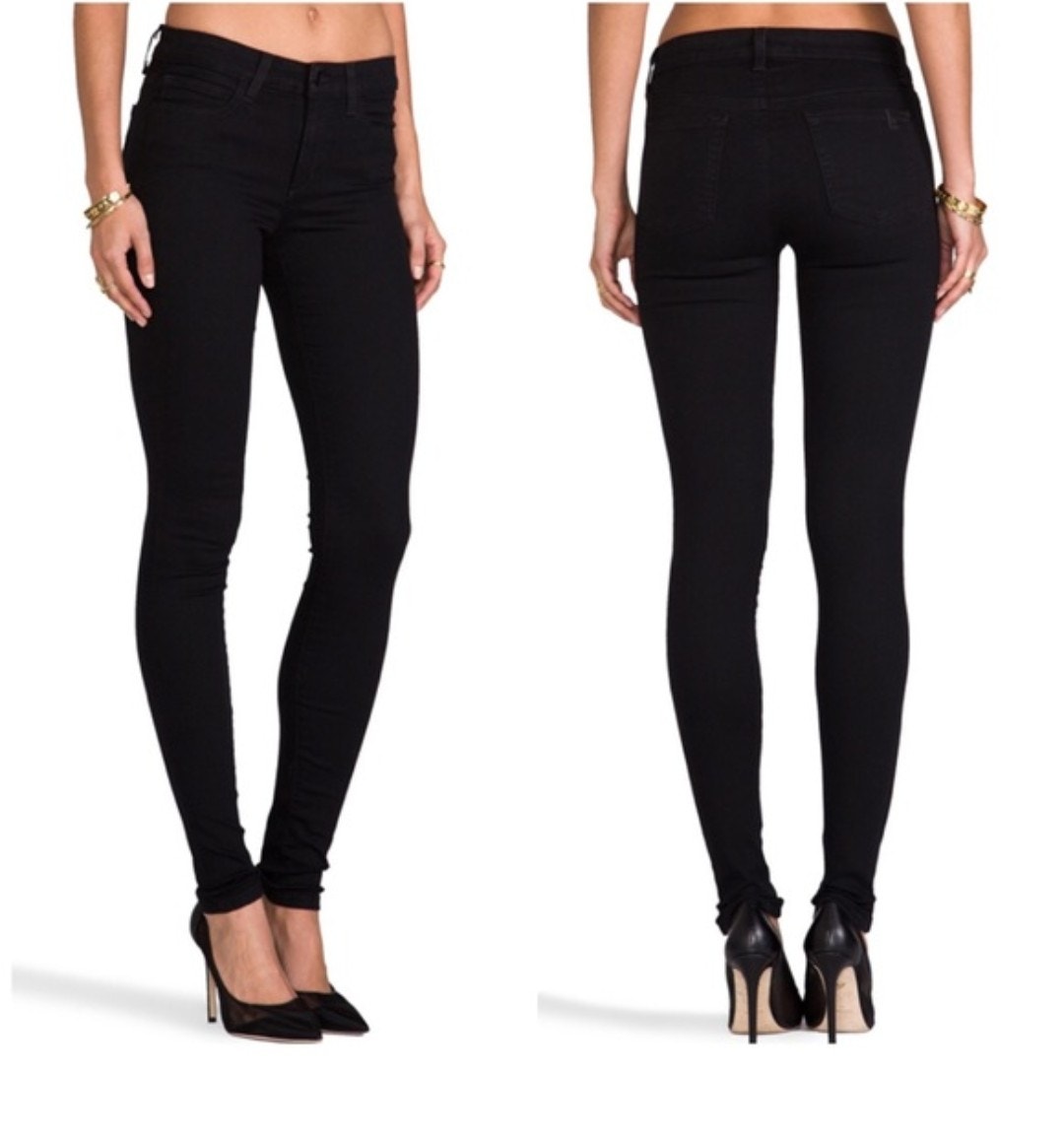 Joe's Jeans The Skinny Black Hazel Guc Size 28 J460